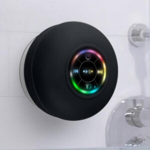 Large suction cup waterproof Bluetooth speaker LED light emitting waterproof bathroom Bluetooth speaker portable Bluetooth speaker
